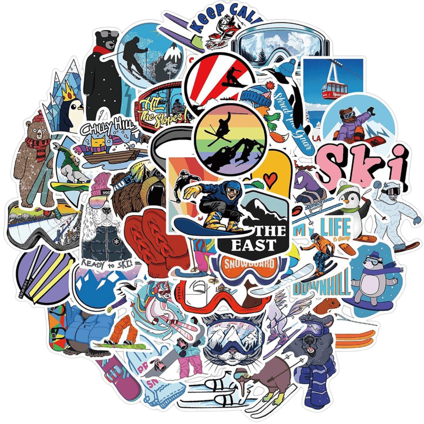 Pack Stickers Adventure - PrintandoParadise