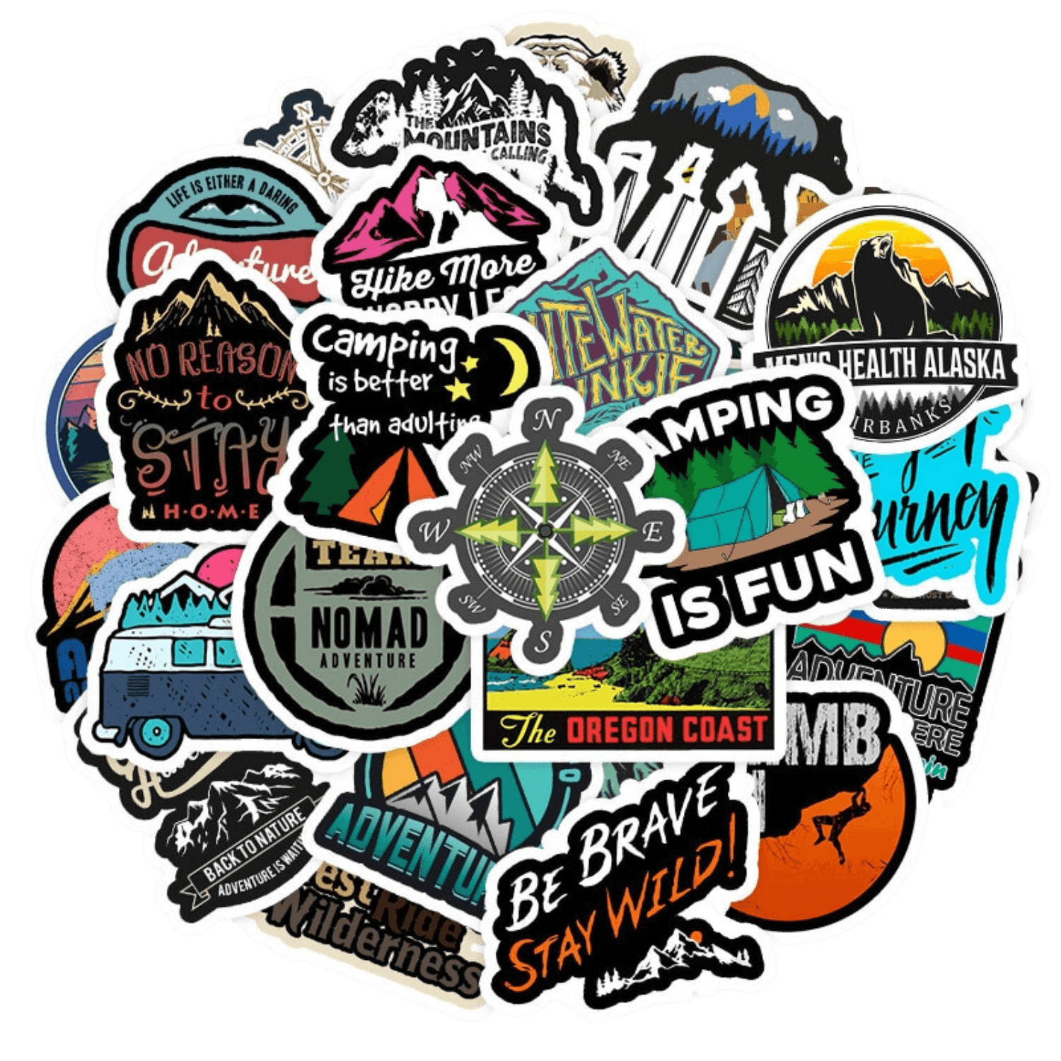 Pack Stickers Adventure - PrintandoParadise