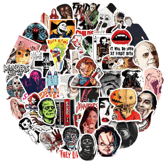 Pack Stickers Horror Show - PrintandoParadise